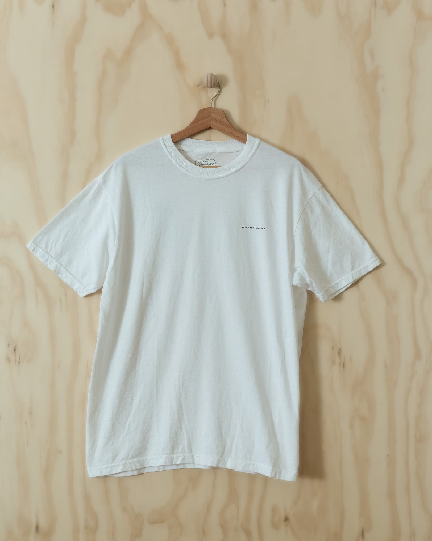 origin unisex t // white