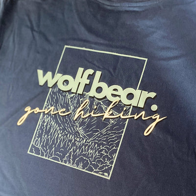 organic gone hiking t-shirt denim