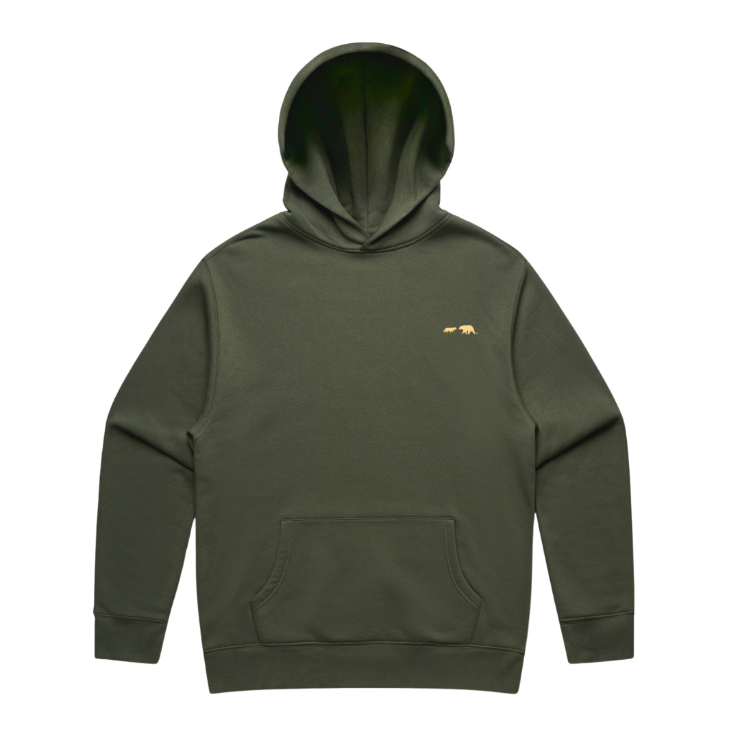 icon comfort hoodie forest