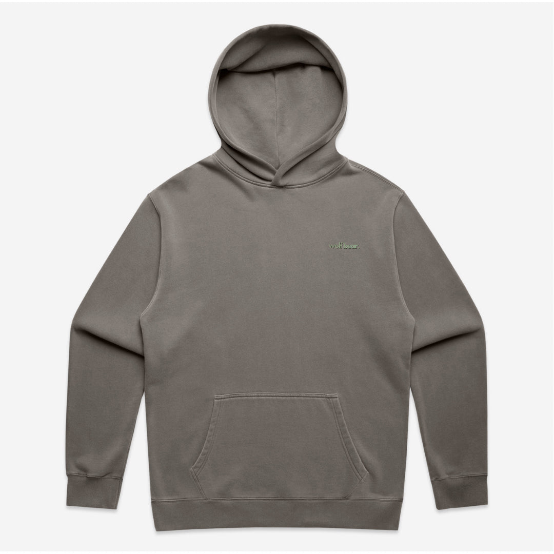 gone hiking hoodie grey