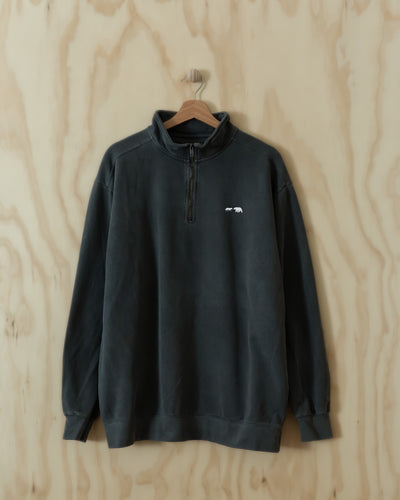 vintage 1/4 zip pepper