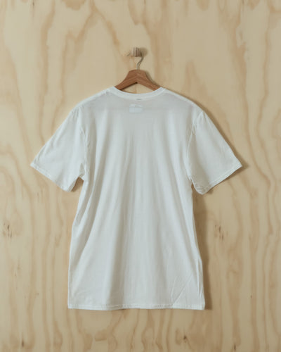 organic trail t-shirt white