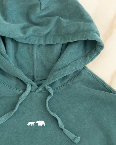 vintage classic unisex hoodie // spruce